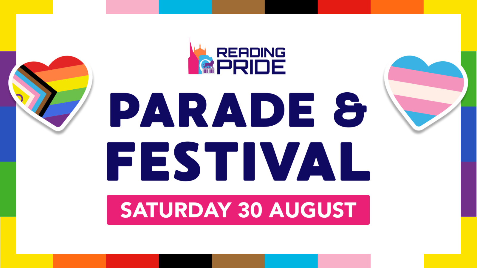 Reading Pride 2025 poster